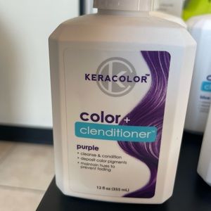 Kera color purple color and clenditioner NEW